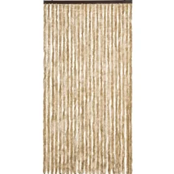 vidaXL - Insectengordijn - Beige - Polypropyleen - 100 x 220 cm