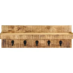 vidaXL - Kapstok - Bruin - Hout
