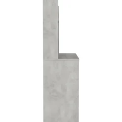 vidaXL - Kaptafel - Grijs - MDF