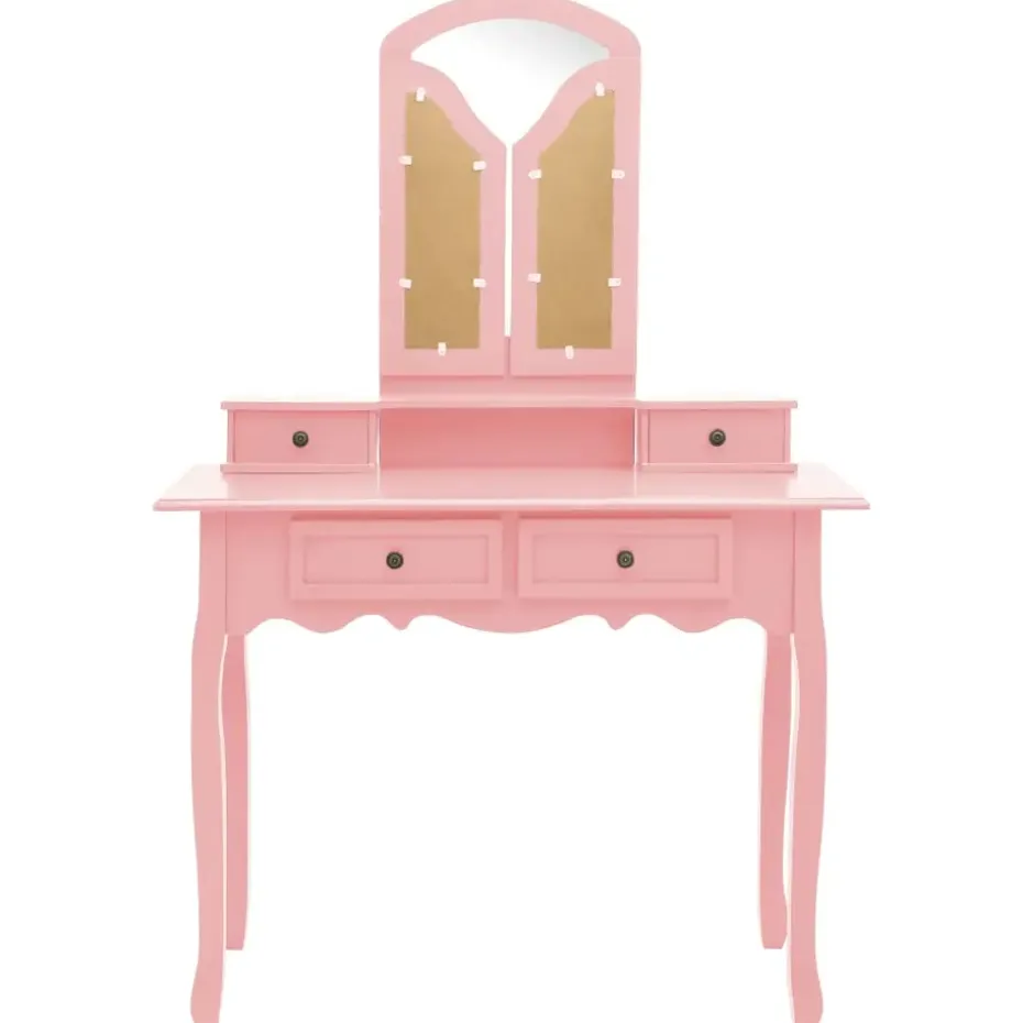 vidaXL - Kaptafel - Roze - Hout