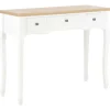 vidaXL - Kaptafel - Wit - Hout