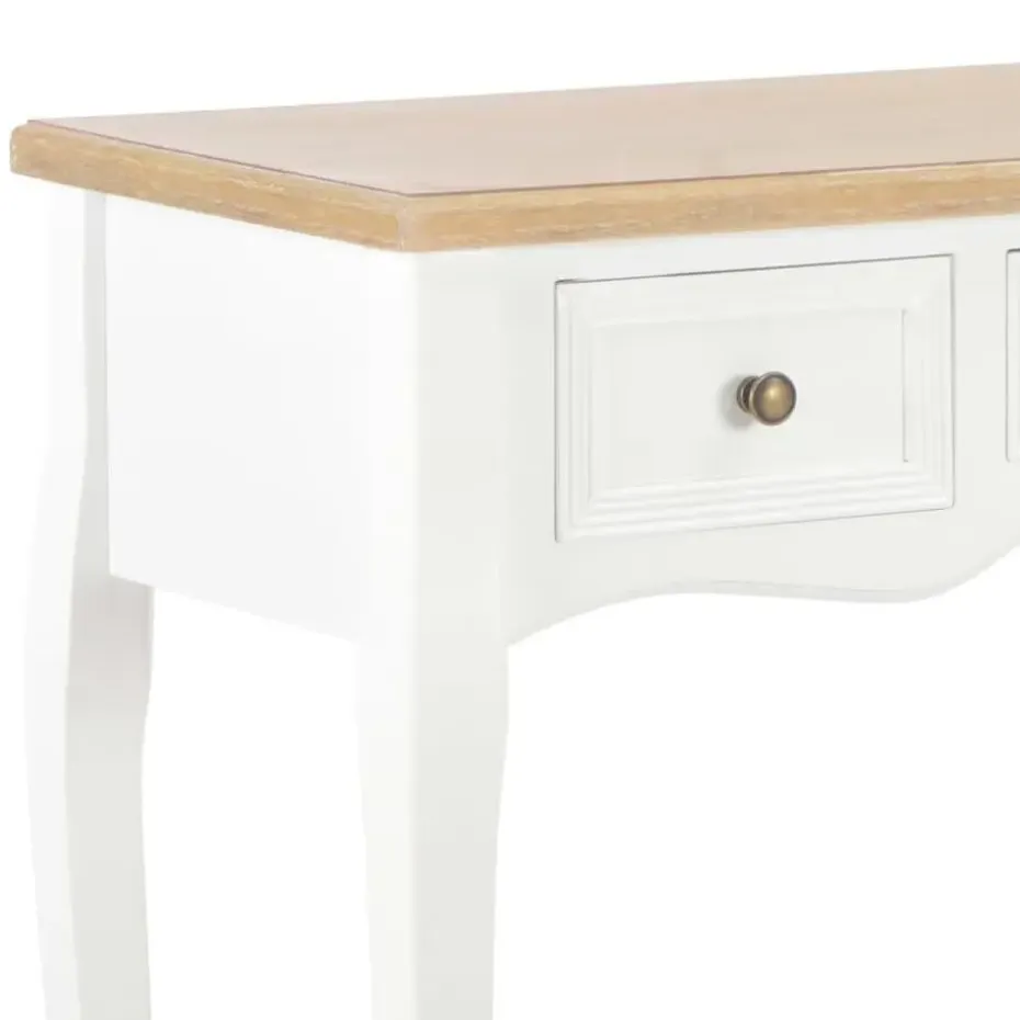 vidaXL - Kaptafel - Wit - Hout