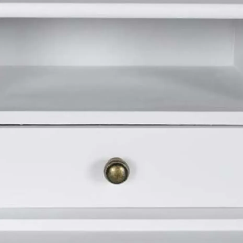 vidaXL - Kaptafel - Wit - Hout