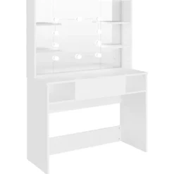 vidaXL - Kaptafel - Wit - MDF
