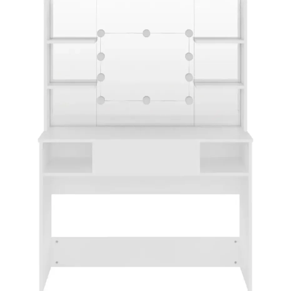 vidaXL - Kaptafel - Wit - MDF
