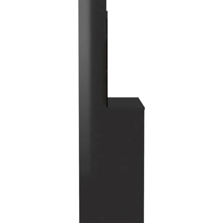 vidaXL - Kaptafel - Zwart - MDF