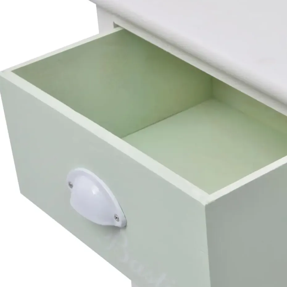 vidaXL - Kast - Wit - Hout - 38 x 28 x 72 cm
