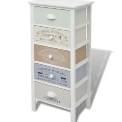 vidaXL - Kast - Wit - Hout - 38 x 28 x 86.5 cm