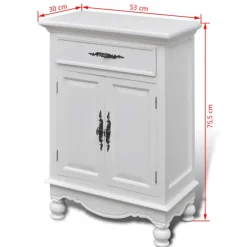 vidaXL - Kast - Wit - MDF