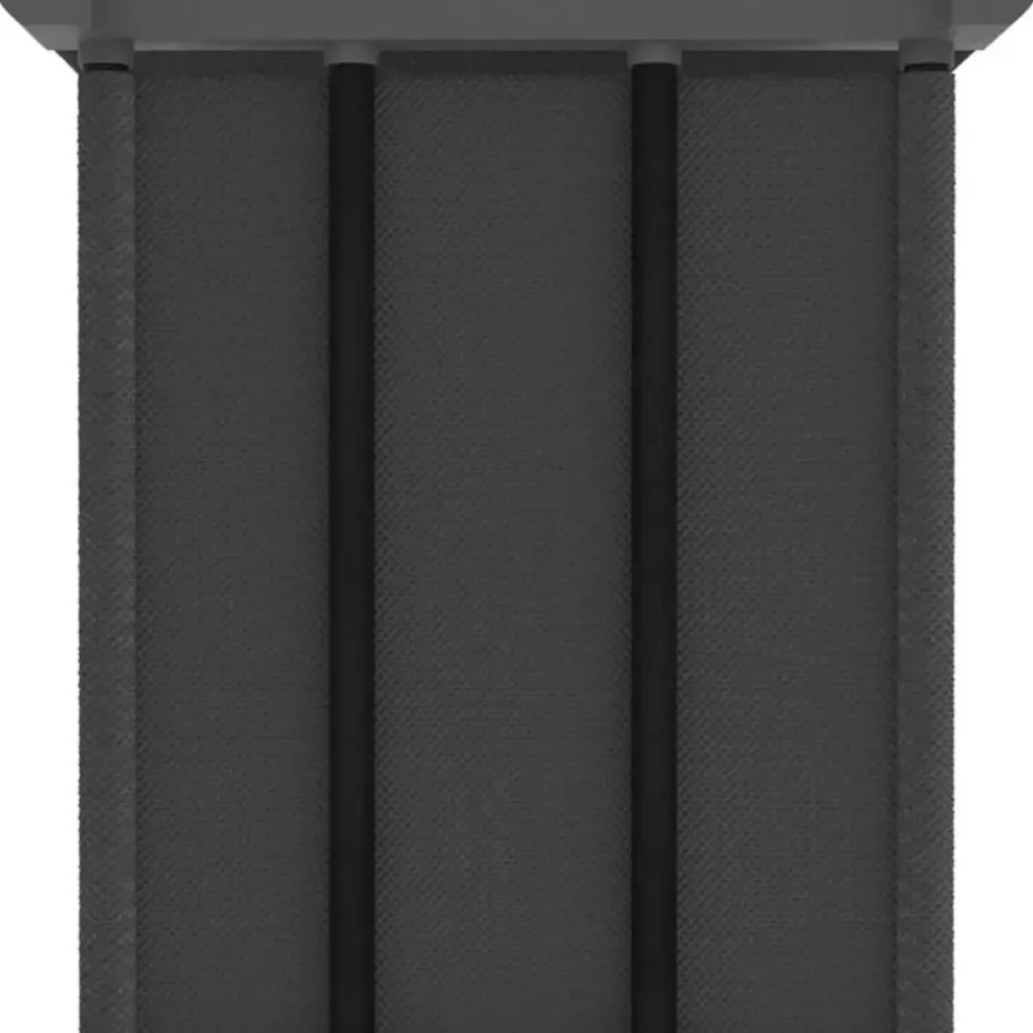 vidaXL - Kast met 12 vakken en grijs stof boxen - Grijs - 103x30x141 cm