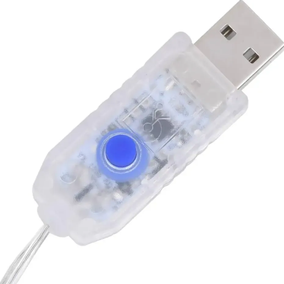 vidaXL - Kerst Rendier En Slee - Cold white