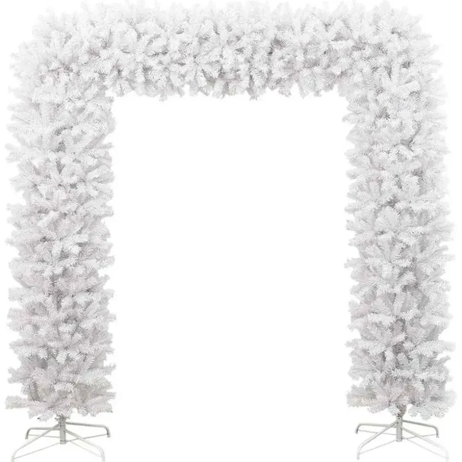 vidaXL - Kerstboog - Wit - 240 x 215 cm