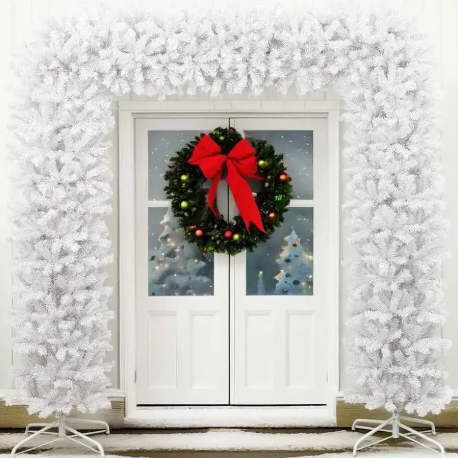vidaXL - Kerstboog - Wit - 240 x 215 cm