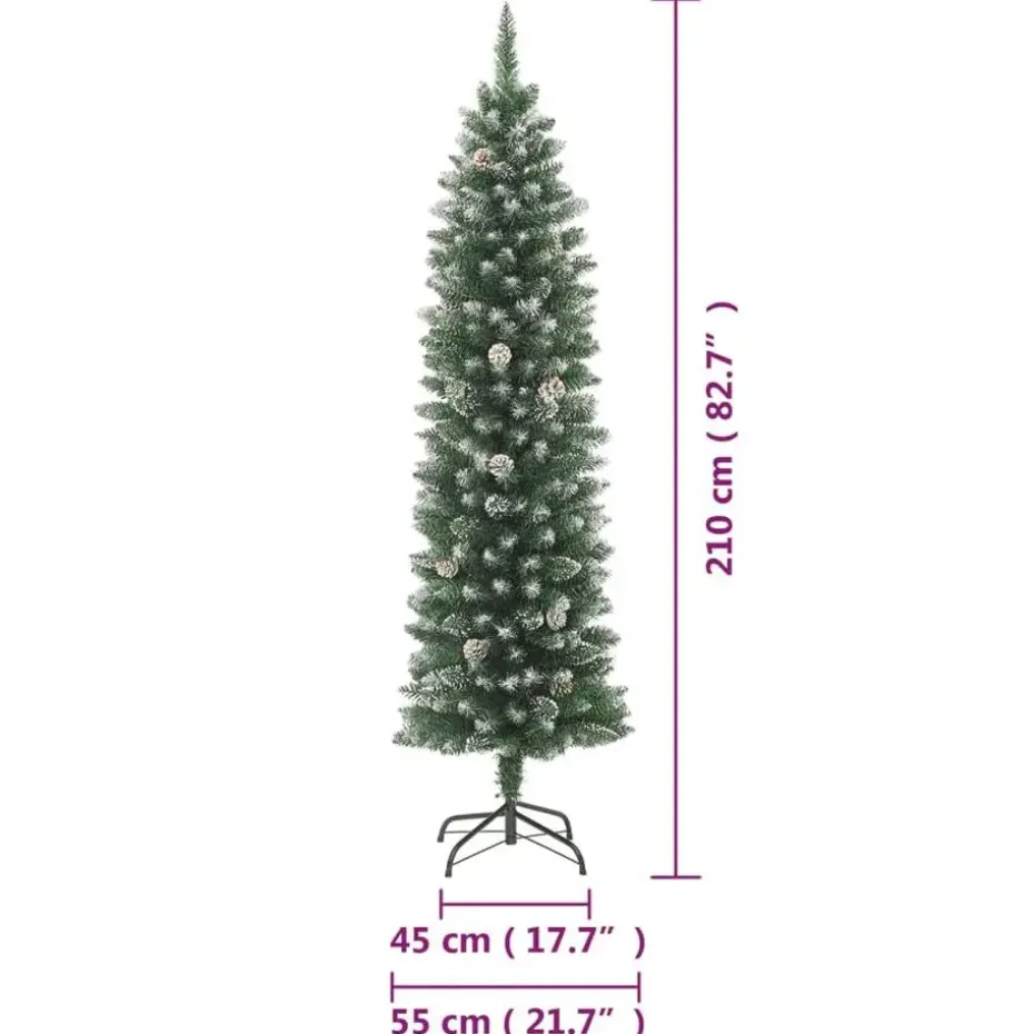 vidaXL - Kerstboom - Groen - 210 cm