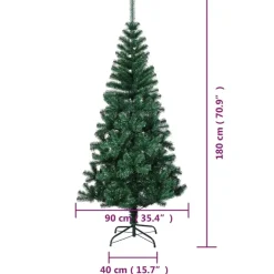 vidaXL - Kerstboom - Groen - 180 x 90 cm