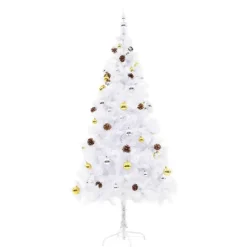 vidaXL - Kerstboom - Wit - 180 x 90 cm