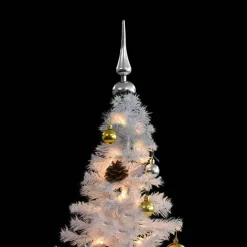 vidaXL - Kerstboom - Wit - 180 x 90 cm