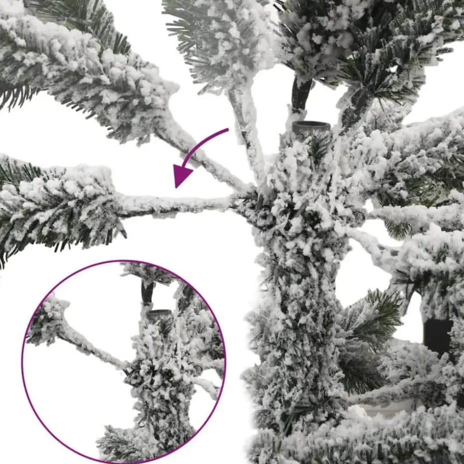 vidaXL - Kerstboom - Wit - 180 cm