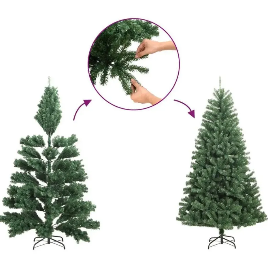 vidaXL - Kerstboom - Wit - 180 cm