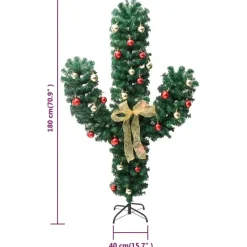 vidaXL - Kerstcactus - Groen - 180 cm