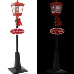 vidaXL - Kerstdecoratie - Red - 180 cm