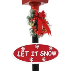 vidaXL - Kerstdecoratie - Red - 180 cm