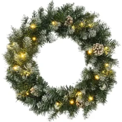 vidaXL - Kerstkrans - 45 x 45 cm