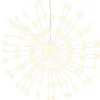 vidaXL - Kerstverlichting - Warm white - 2 stuks
