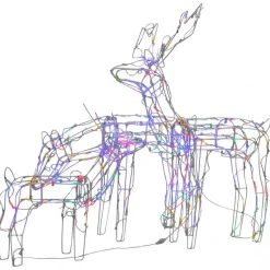 vidaXL - Kerstverlichting - Multikleur