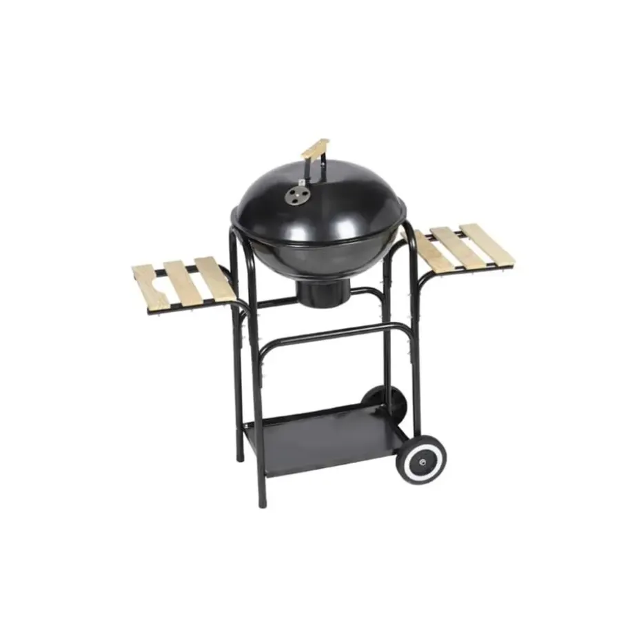 vidaXL - Kolenbarbecue - Zwart - Metaal