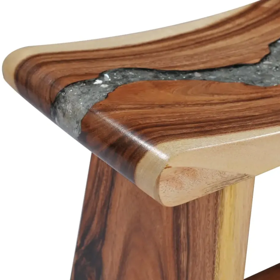 vidaXL - Kruk - Multikleur - Hout