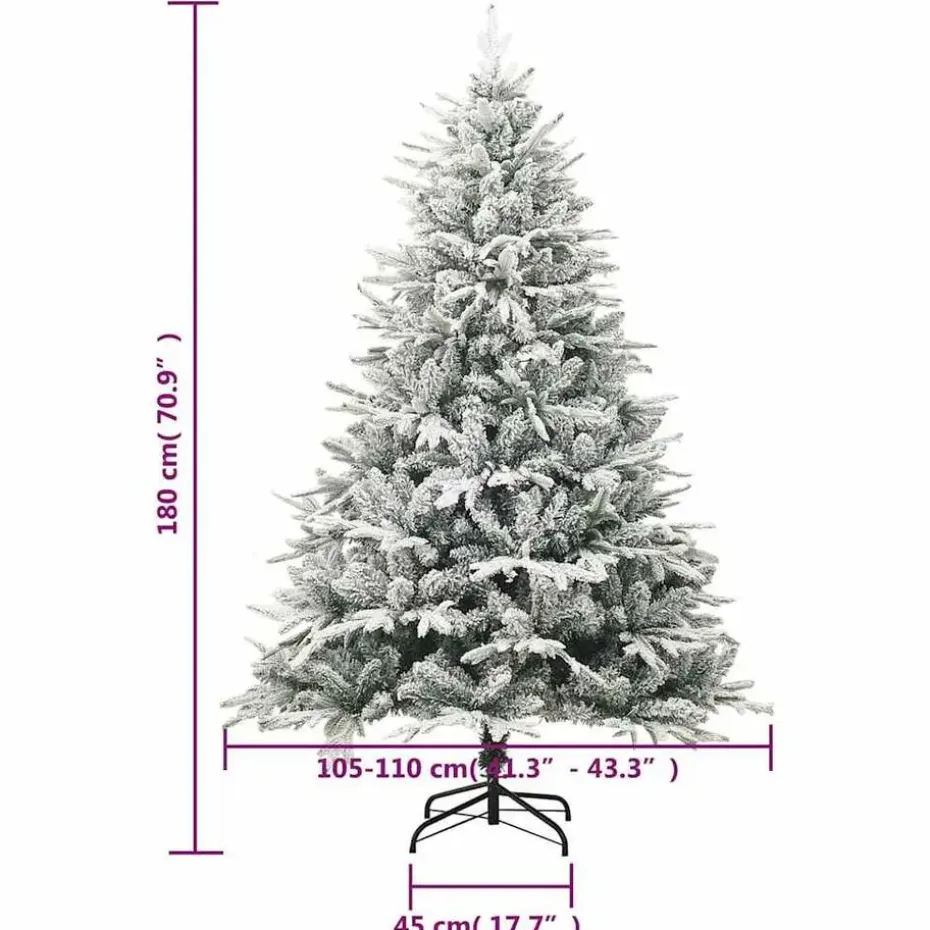 vidaXL - Kunstboom - Groen - 180 x 110 cm