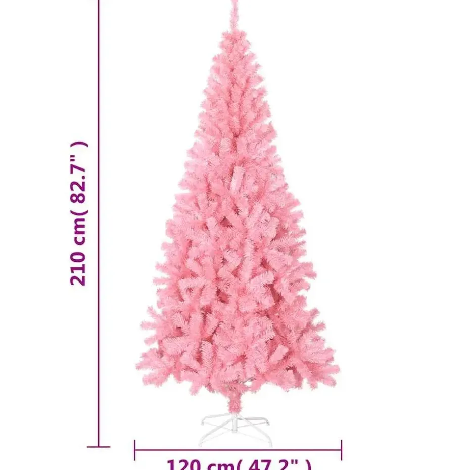 vidaXL - Kunstboom - Roze - 210 x 110 cm