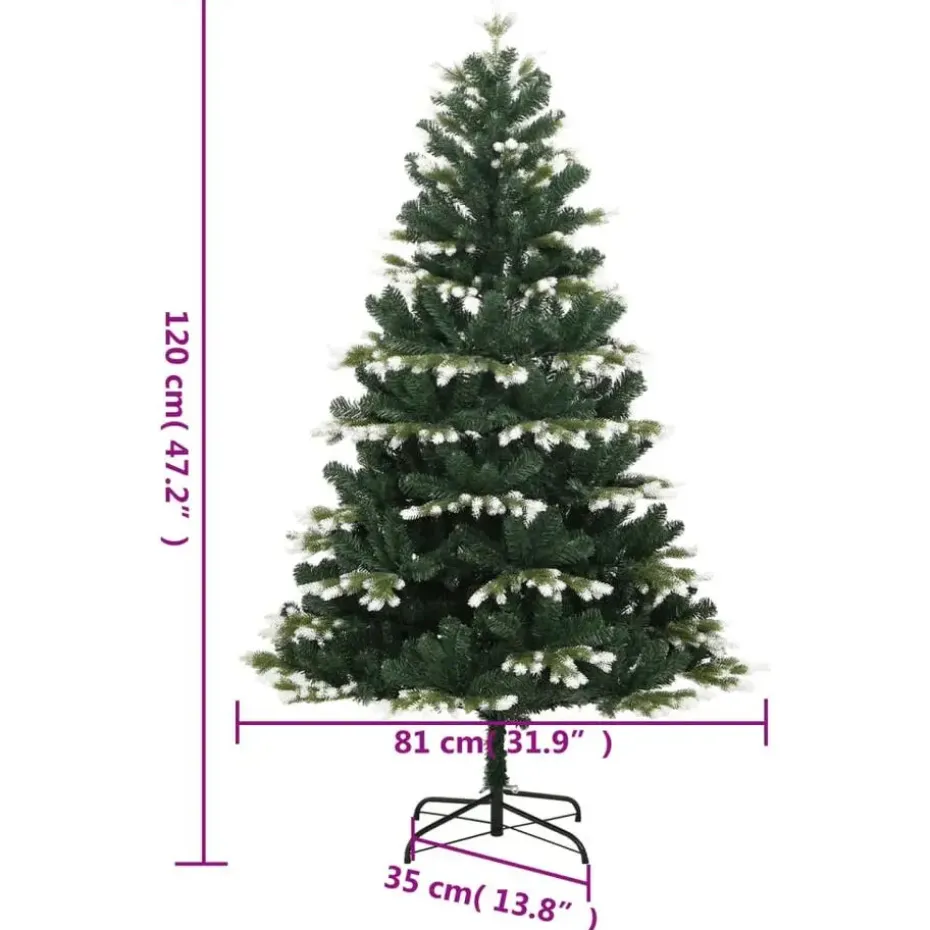 vidaXL - Kunstkerstboom - Groen - 120 cm