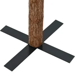 vidaXL - Kunstkerstboom met staal standaard 180 cm - Groen - PVC