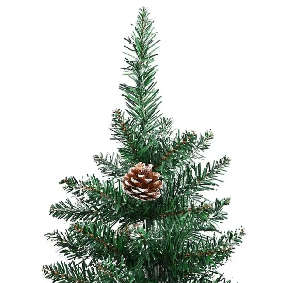 vidaXL - Kunstkerstboom met staal standaard 180 cm - Groen - PVC