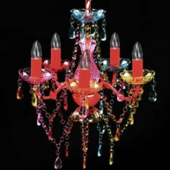 vidaXL - Kunstmatige Kristallen Glazen Plafondlamp - Multikleur - Glas