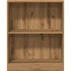 vidaXL - 2-laags kleine Boekenkast - Artisanaal eiken - Hout - 60x24x76 cm
