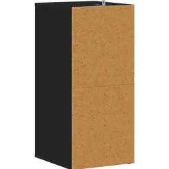 vidaXL - 5-laags Wandschoenenkast 5 paar - Zwart - Bewerkt hout - 31.5x35x70 cm