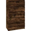 vidaXL - Ladekast - Bruin - Bewerkt hout
