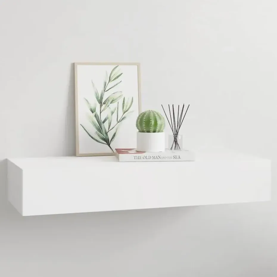 vidaXL - Ladeschap - Wit - MDF