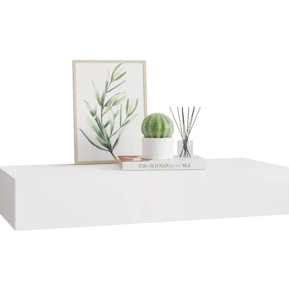 vidaXL - Ladeschap - Wit - MDF