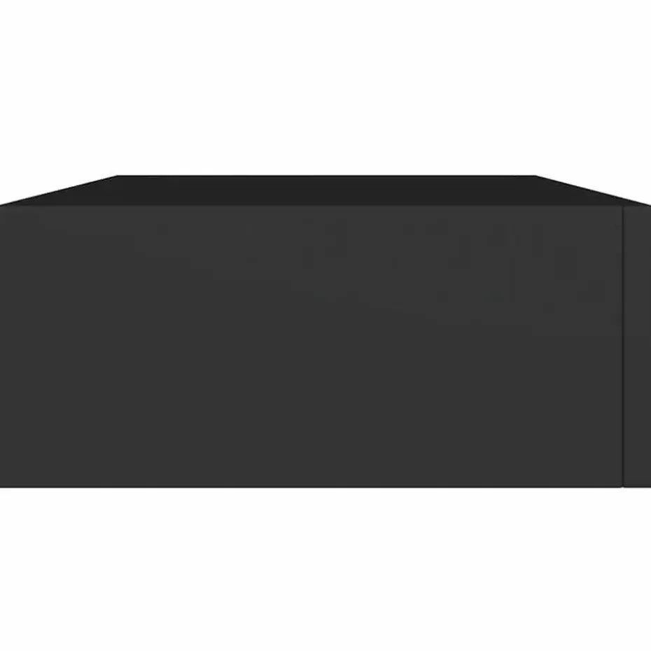 vidaXL - Ladeschap - Zwart - MDF