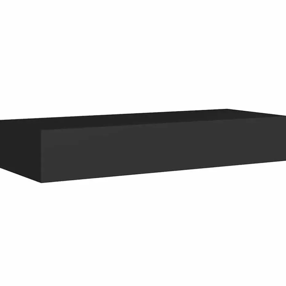 vidaXL - Ladeschap - Zwart - MDF