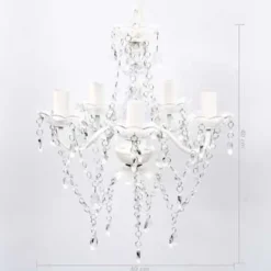 vidaXL - Lamp - Transparent - Glas