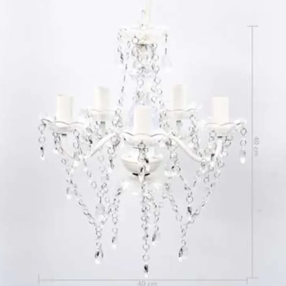 vidaXL - Lamp - Transparent - Glas