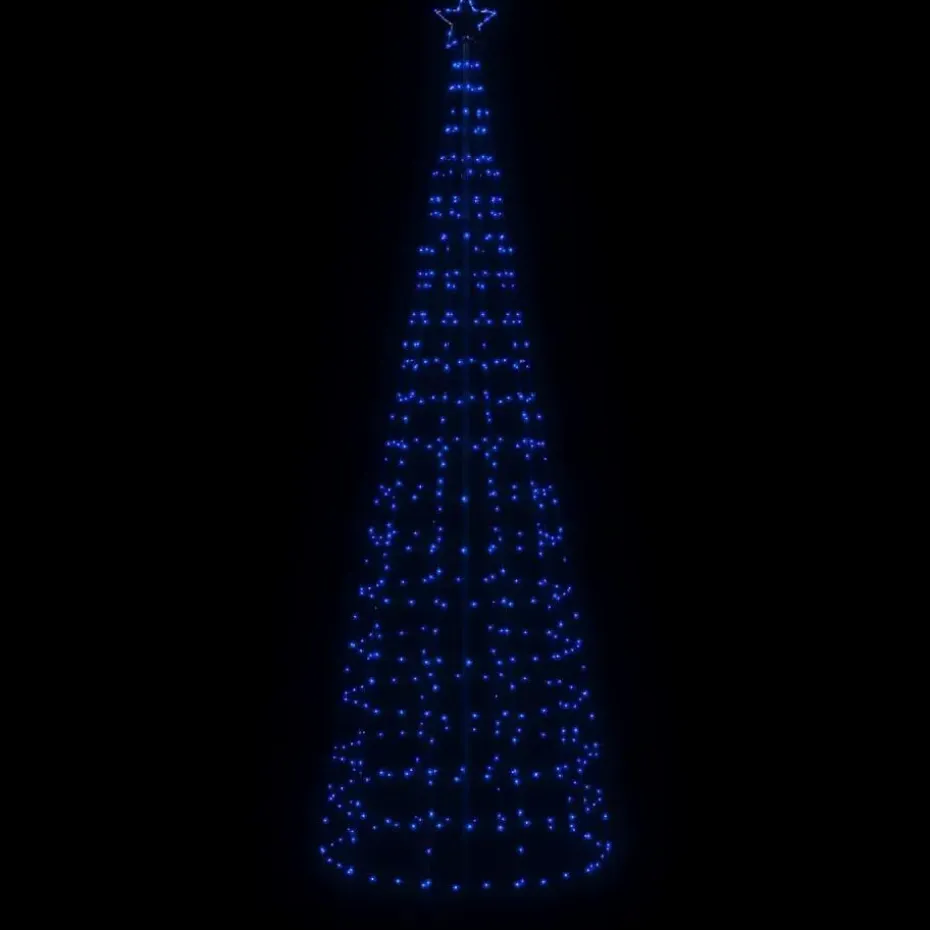 vidaXL - Led-kerstboom - Blauw - 300 cm