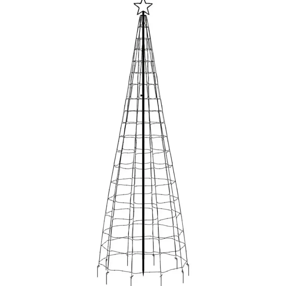 vidaXL - Led-kerstboom - Blauw - 300 cm
