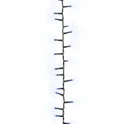 vidaXL - Led-slinger - Blue and dark green - 25 m