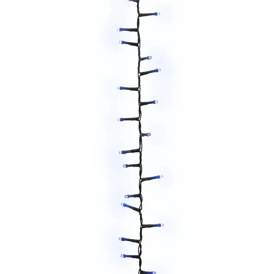 vidaXL - Led-slinger - Blue and dark green - 25 m